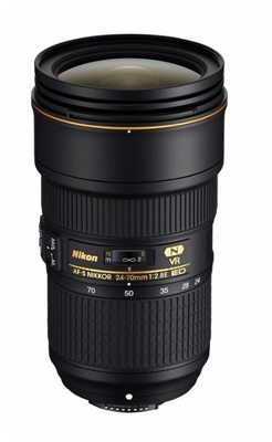 Nikon 24-70mm f/2.8E ED AF-S VR Lens, lenses slr lenses, Nikon - Pictureline