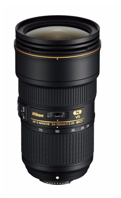 Nikon 24-70mm f/2.8E ED AF-S VR Lens, lenses slr lenses, Nikon - Pictureline