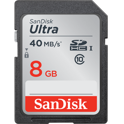 SanDisk Ultra 8GB SDHC Class 10 40 MB/s