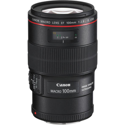 Canon EF 100mm f2.8L Macro IS USM Lens, lenses slr lenses, Canon - Pictureline - 1