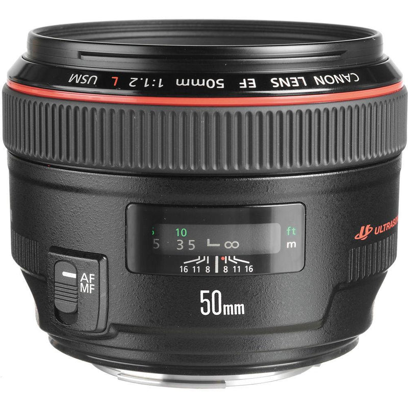 Canon EF 50mm f1.2L USM Lens, lenses slr lenses, Canon - Pictureline - 1