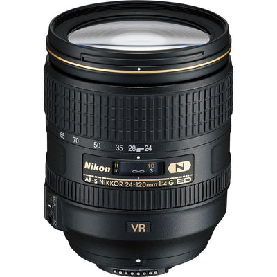 Nikon 24-120mm f/4G AF-S VR Zoom Lens, lenses slr lenses, Nikon - Pictureline - 1