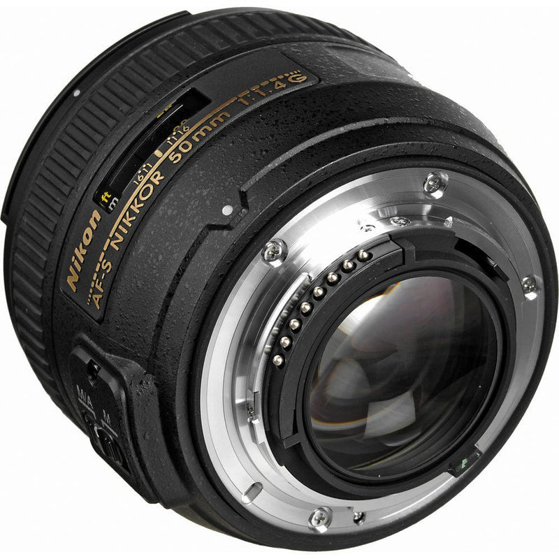 Nikon 50mm f/1.4G AF-S Nikkor Lens, lenses slr lenses, Nikon - Pictureline - 3