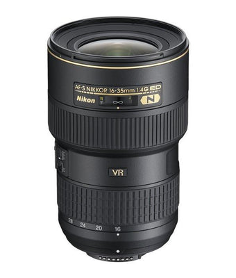 Nikon 16-35mm f/4G ED AF-S NIKKOR VR Lens, lenses slr lenses, Nikon - Pictureline - 1